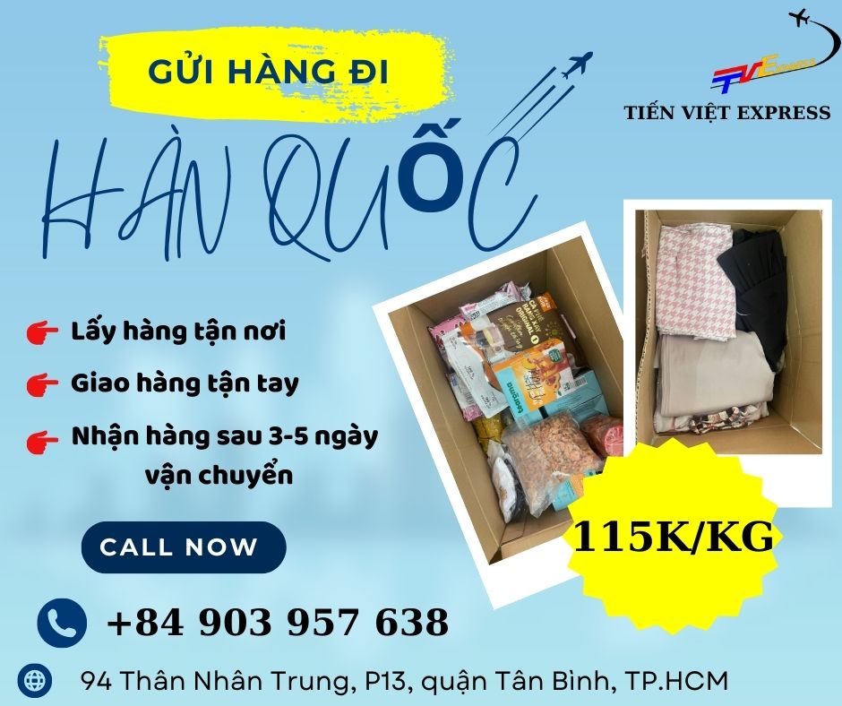 Gửi hàng đi Hàn Quốc
